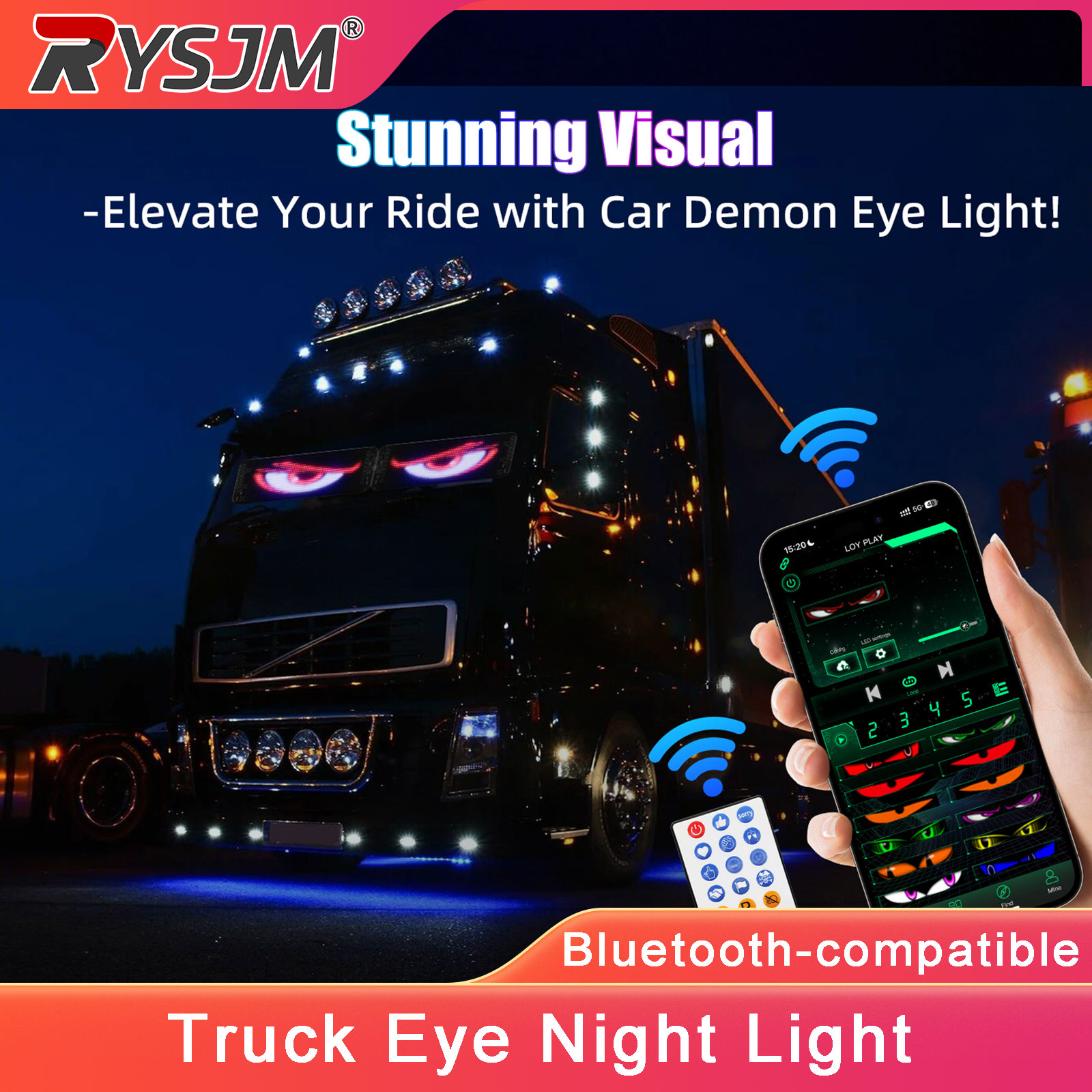 Car Led Light - Światło LED Devil Eye do samochodu,