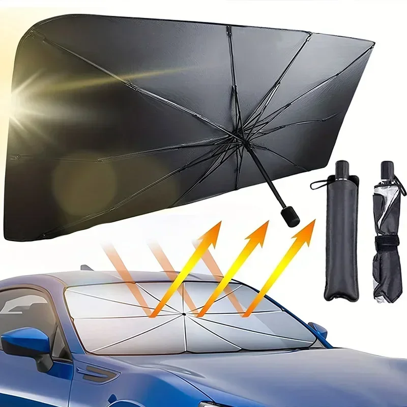 Windshield Sun Shade - Parasol samochodowy do montażu wewnątrz przedniej