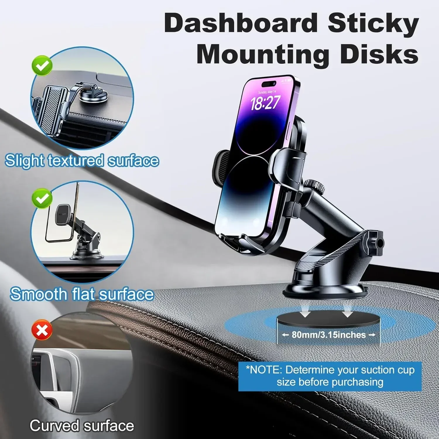 Uniwersalna podkładka z przyss – Car Phone Holder recenzja i cena